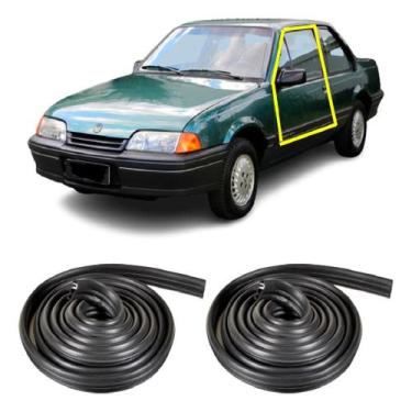 Imagem de Jogo Borracha Vedação Porta Monza 2 Portas 1991 Em Diante - Disk Bor