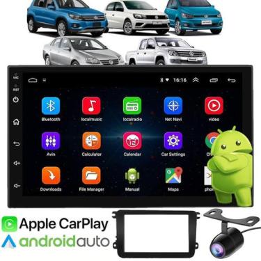 Imagem de Central Multimidia Android Gol Saveiro G7 G8 Amarok Jetta Gps Bluetoot
