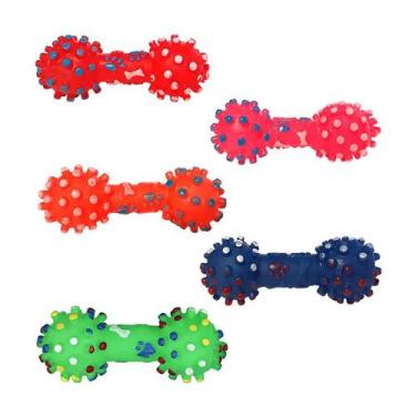Imagem de Brinquedo Napi Mordedor Halteres para Cães - Cores Sortidas