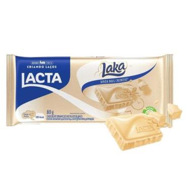 Imagem de Chocolate Branco Lacta Laka 80g, Chocolate branco