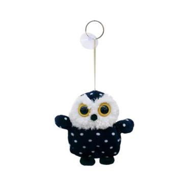 Imagem de Chaveiro De Pelúcia Corujinha Coruja Azul - 14cm - Minas de Presentes,
