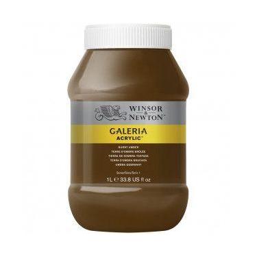 Imagem de Tinta Acrílica Winsor & Newton Galeria 1Litro 076 Burnt Umber - WINSOR