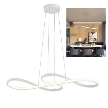 Imagem de Lustre Pendente 3 em 1 LED Arco Infinito Hall de Entrada Recepçao Hote