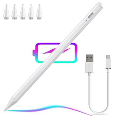 Imagem de Caneta Stylus para iPad Pencil compatível com Apple Pencil, iPad Pro de 12,9/11 polegadas, Apple Pencil 2ª Geração, iPad Mini 6ª, iPad Air 5ª, iPad 10, 9ª, 8ª, 7ª, 6ª Geração, Rejeição