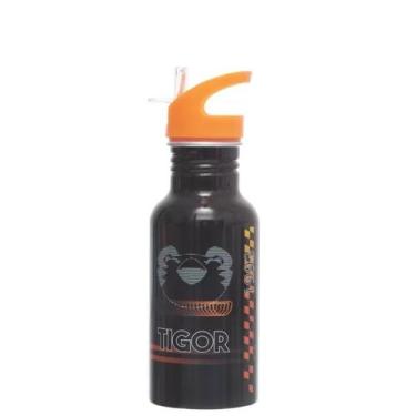 Imagem de Garrafa Squeeze Aluminio Tigor T. Tigre Fast Preto Original, Preto