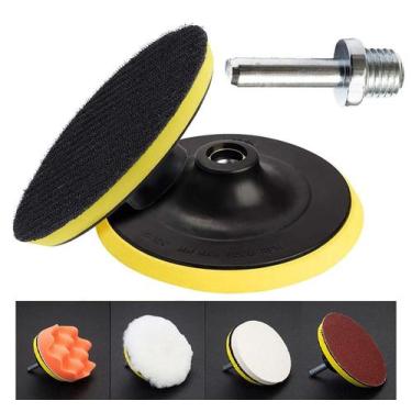 Imagem de Disco Prato Suporte 125mm 5 Polegadas + Adaptador Pino M14 Haste 8mm K