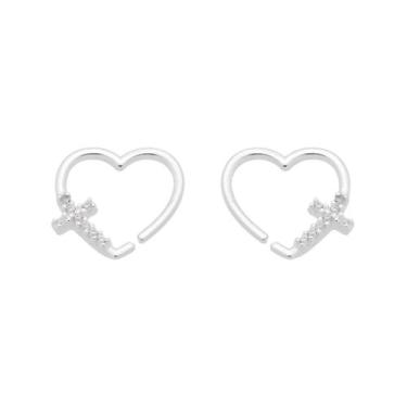 Imagem de piercing prata 925 piercing para orelha de prata - tragus - helix - an