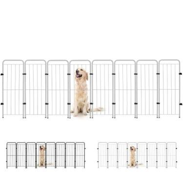 Imagem de Cercado Caes Pet Cachorro Grade Cerca 8 Módulos 98 cm Altura - Utility