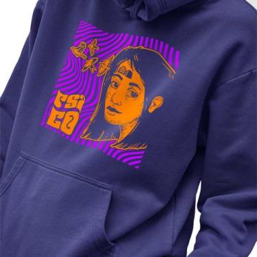 Imagem de Blusa Moletom Masculino Estampado Psicologia Trip em Algodão Fio 30.1 