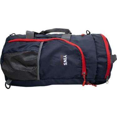 Imagem de Bolsa De Viagem Yins Dobravel Com Compartimento Externo Tam:21x27x24cm