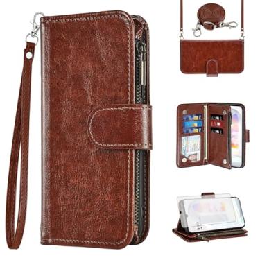 Imagem de Asuwish Capa de telefone para LG Velvet 5G/LGVelvet Verizon G5 UW T-Mobile 2020 Capa de celular carteira com protetor de tela, alça transversal com zíper, compartimento para cartão, suporte LM G900UM