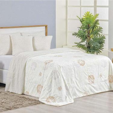 Imagem de Cobertor Queen Top Line Estampado Hipercal/sherpa 1 Peça - Garden