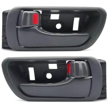 Imagem de Maçaneta interna da porta dianteira ou traseira esquerda do motorista e lado direito do passageiro para Toyota Camry 2002-2006, substitui # 69206-AA021 69205-AA021, cinza