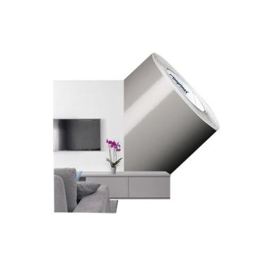 Imagem de Vinil Adesivo Móveis CINZA CLARO 4MX50CM Adherent Contact - Marca Impr