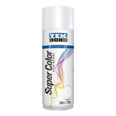 Imagem de Tinta Spray Branco Fosco 350ml - Tekbond, Branco Fosco