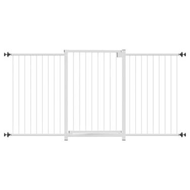 Imagem de Grade portãozinho pet bebê divisor ambiente corredor  70 cm 110 cm até