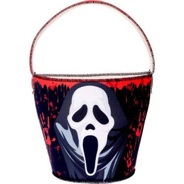 Imagem de Sacola de Tecido Pedir Doces Halloween Enfeite Pânico - Toy Master