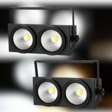 Imagem de Kit 2 Mini Brut Led 2 Lampadas 200w Branco Quente E Branco Frio - Ad L