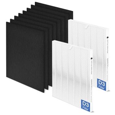 Imagem de Filtro de substituição D360 D3 compatível com filtro de purificador de ar Winix D360-D3 para purificador de ar HEPA verdadeiro de 3 estágios Winix D360, peça # 1712-0101-02. Filtro HEPA 2 H13 e 8