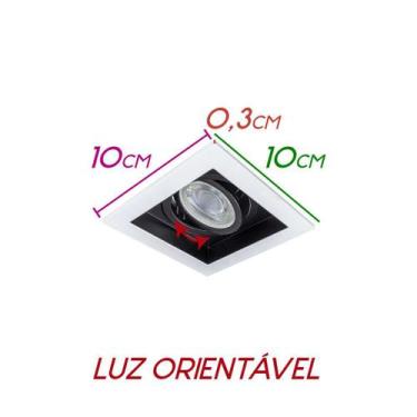 Imagem de Spot Embutir Click + Led Dicroica Mr16 2700k St2016 - Save Energy