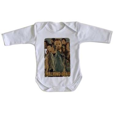 Imagem de body nenê criança roupa bebê manga longa The Walking Dead - Empório Du