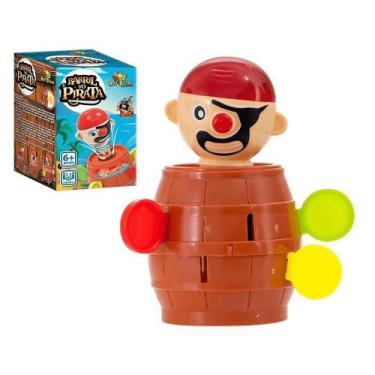 Imagem de Jogo Barril De Pirata Pequeno 10x4,5cm - Jogo educativo - ART BINK