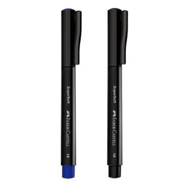 Imagem de Caneta Hidrográfica 1.0mm Ponta Média Porosa Supersoft Pen Faber Caste