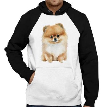 Imagem de Moletom Cachorro Spitz Alemão Lulu da pomerânia - Foca na Moda, Branco