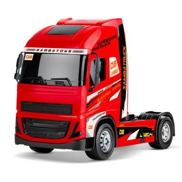 Imagem de Caminhão de Brinquedo Corrida Truck Racing Cabine Samba Toys, Coleção 