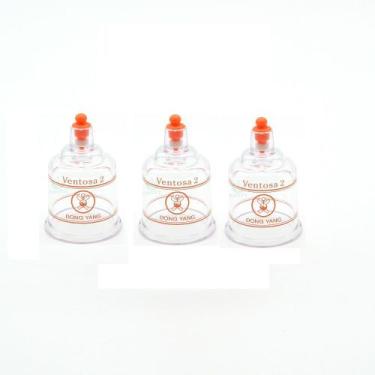 Imagem de Copos para Ventosa - Kit c/ 3 ventosas tam. 2 - DONG YANG