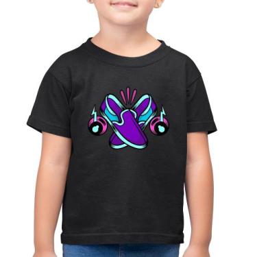 Imagem de Camiseta Algodão Infantil Walk The Talk - Foca na Moda, Preto, 10