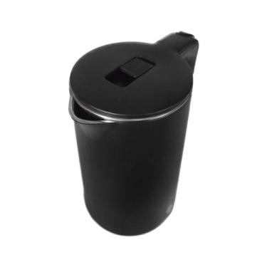 Imagem de Chaleira Elétrica 110v/220v 1,8 L Inox Aroma Agratto Dupla Camada Pret