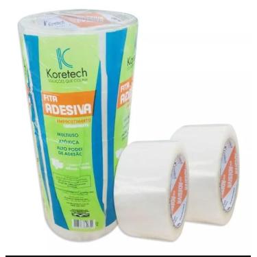 Imagem de Fita adesiva transparente 48x100 metros koretch