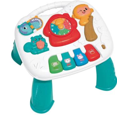 Imagem de Brinquedo Mesa de atividades Educativa Luz Piano Para Bebes
