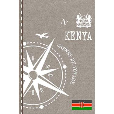 Imagem de Kenya Carnet de Voyage: Cahier de Voyageurs Dot Grid Pointillé A5 - Dotted Journal de bord pour Ecrir. Livre pour l'écriture, dessiner. Souvenirs d'activités vacances - Notebook á points