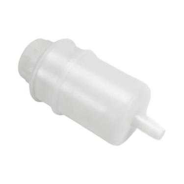 Imagem de JicSuXi Reservatório de fluido de freio, cilindro mestre, fluido de óleo, reservatório resistente ao desgaste, peças de reposição de furo único para