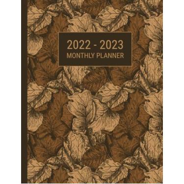 Imagem de 2022-2023 Monthly Planner: 2 Year Calendar Schedule Organizer, January 2022 to December 2023, 24 Month Agenda/Autumn Leaves Cover