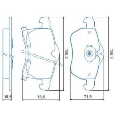 Imagem de Pastilha de Freio Chevrolet Meriva 2004 a 2012 JURID