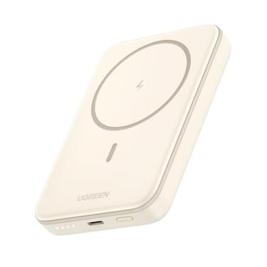 Imagem de UGREEN Banco de energia magnético, carregador portátil sem fio de 10.000mAh, bateria de carregamento rápido PD 20W com USB-C para Magsafe, iPhone 15/15 Plus/15 Pro/15 Pro Max, iPhone14/13/12