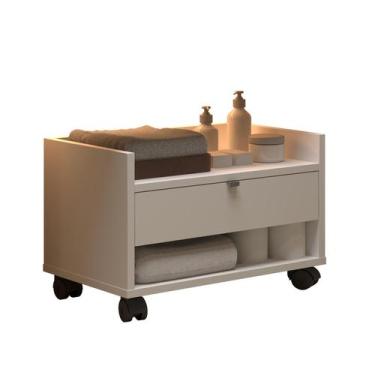 Imagem de Armário Gabinete Prisma para Banheiro com Nicho e 1 Gaveta - Moveis em