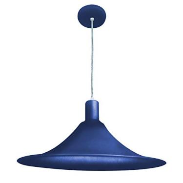 Imagem de Pendente 1 Luz, LLUM Bronzearte, 36137, 105W, Azul, 40 cm