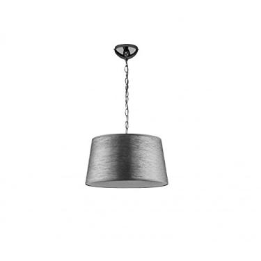 Imagem de Pendente Fashion 3 Luzes E27 sem Cristais LLUM Bronzearte Fashion 315W Prata 40 cm