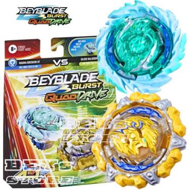 Imagem de Beyblade Quad Drivre Magma R. Vs Gilded B. - Hasbro