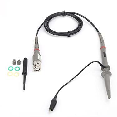 Imagem de MUNEFE Sondas de clipe de osciloscópio P6100, sondas de osciloscópio de 6 MHz a 100 MHz, peça de osciloscópio digital para a maioria das instalações de osciloscópio