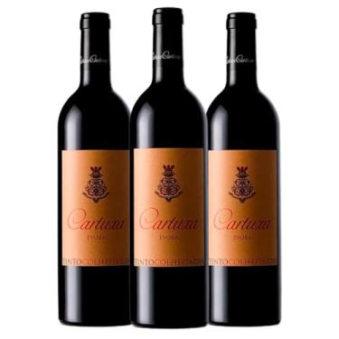 Imagem de Kit 3 Garrafas Vinho Tinto Cartuxa Colheita 750ml