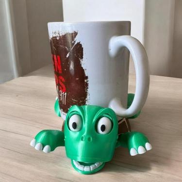 Imagem de Porta Copos Tartaruga Verde Divertida - FLEX3D