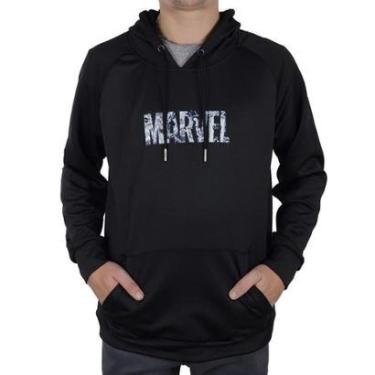 Imagem de Blusa Moletom Masculina Mooncity Marvel Preta - 5540018-Masculino