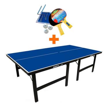Imagem de Mesa de Ping Pong mdp 15MM - klopf 1001 + kit tênis de mesa - 5031