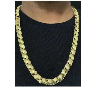 Imagem de Cordão Corrente Friso S 12mm De Moeda Antiga