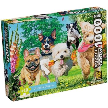 Imagem de Puzzle 1000 Peças Mini Corrida Canina - Grow
